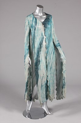 Lot 57 - A Thea Porter marbled chiffon anteri- style...