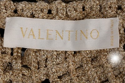 Lot 43 - A Valentino gold and brown ensemble, early...