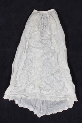 Lot 72 - A group of lace and whitework, 19th century,...