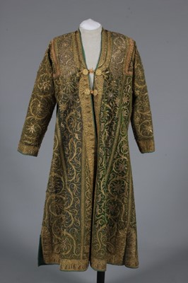 Lot 76 - A lavishly embroidered nobleman's coat, Indian,...