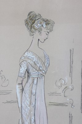 Lot 56 - Cecil Beaton costume design for `My Fair Lady',...