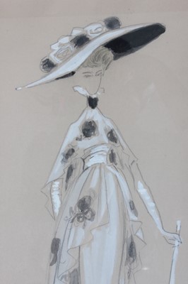 Lot 51 - Cecil Beaton costume design for `My Fair Lady',...