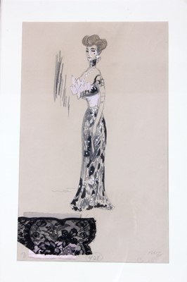 Lot 53 - Cecil Beaton costume design for `My Fair Lady',...