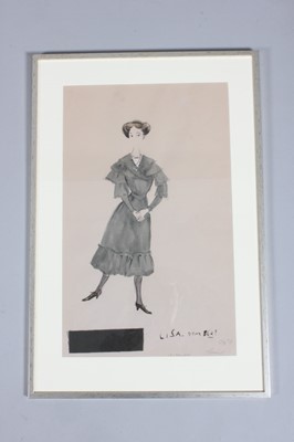 Lot 48 - Cecil Beaton costume design for Audrey Hepburn...