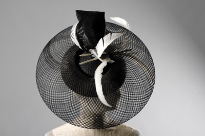 Lot 46 - The Philip Somerville black and white hat worn...