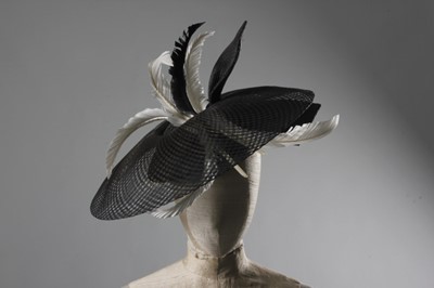 Lot 46 - The Philip Somerville black and white hat worn...