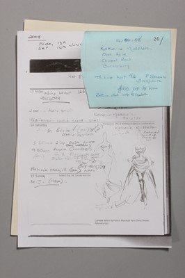 Lot 46 - The Philip Somerville black and white hat worn...