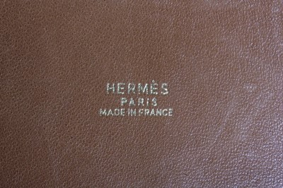 Lot 13 - A fine Hermès tan leather 'Bolide', 1995, Y...