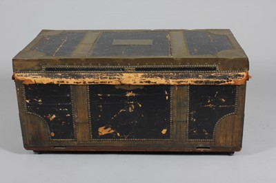 Lot 42 - An Ede & Sons wooden trunk, which belonged to...