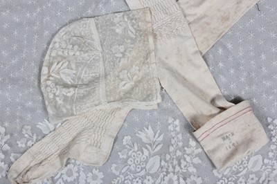Lot 69 - A group of underwear, nightwear, caps and...