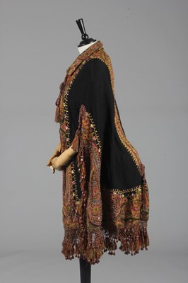 Lot 66 - An Indian embroidered 'visite', circa 1875-85,...