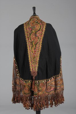 Lot 66 - An Indian embroidered 'visite', circa 1875-85,...