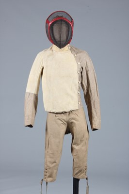 Lot 75 - A rare fencing ensemble, French, late 18th...