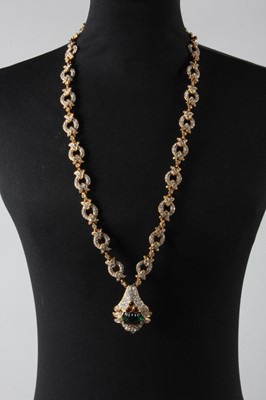 Lot 25 - A Kenneth Jay Lane necklace, 1980s, signed,...