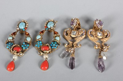 Lot 31 - A group of costume jewellery, 1980s-90s,...