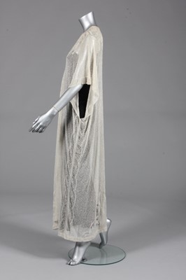 Lot 92 - A fine beaded evening coat, early 1920s, of...
