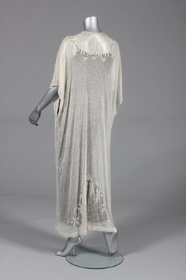 Lot 92 - A fine beaded evening coat, early 1920s, of...