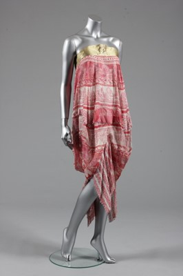 Lot 164 - An early Zandra Rhodes 'knitted circle' print...