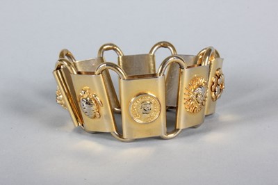 Lot 30 - A Chanel bracelet, 1980s, formed from linked...