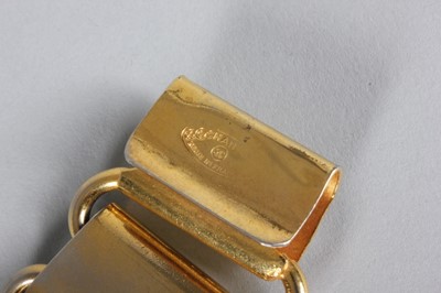 Lot 30 - A Chanel bracelet, 1980s, formed from linked...