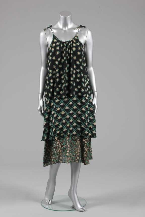 Lot 173 - An Ossie Clark for Radley printed chiffon...