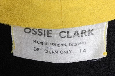 Lot 172 - An Ossie Clark 'traffic light' dress, early...