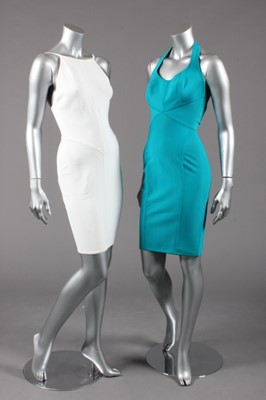 Lot 104 - Two Hervé Leger cocktail dresses, early 90s,...