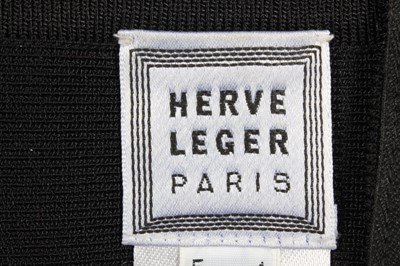 Lot 104 - Two Hervé Leger cocktail dresses, early 90s,...