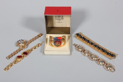 Lot 13 - An interesting group of bracelets, mainly...