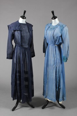 Lot 157 - Day and evening dresses, 1912-18, eight...