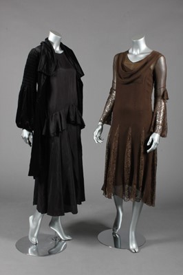 Lot 167 - A group of evening wear, 1930s-40s, seven...