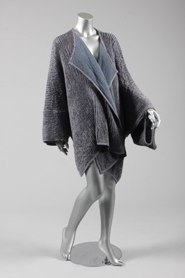 Lot 18 - An Issey Miyake grey knit jacket, probably...