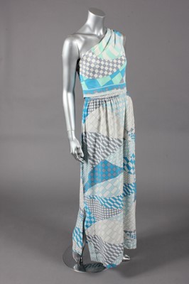 Lot 187 - A Pucci silk maxi-dress, 1970s, labelled, with...