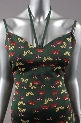 Lot 209 - An Azzedine Alaia butterfly-weave stretch...