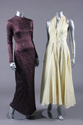 Lot 217 - Two Chloe evening dresses, 1990s, labelled,...