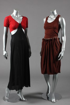 Lot 218 - Two Jean Paul Gaultier dresses, probably 1990s,...