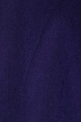 Lot 28 - A John Galliano purple wool capelet,...