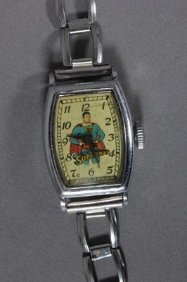 Lot 229 - A Superman watch, early 1960s and a collection...