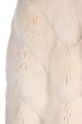 Lot 58 - A Dior arctic-fox fur coat, 1970s or 80s,...