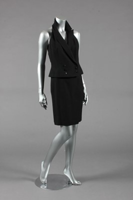 Lot 260 - An Alaia black wool crepe tuxedo ensemble,...