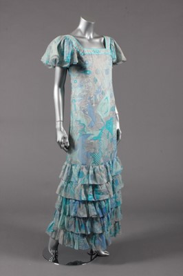 Lot 274 - A Pucci printed silk organza smock-style dress,...