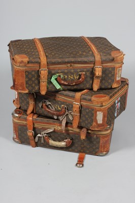 Lot 27 - Three poor condition Louis Vuitton monogrammed...