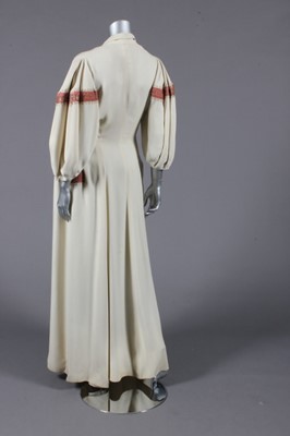 Lot 279 - A rare Jeanne Lanvin evening gown with side...