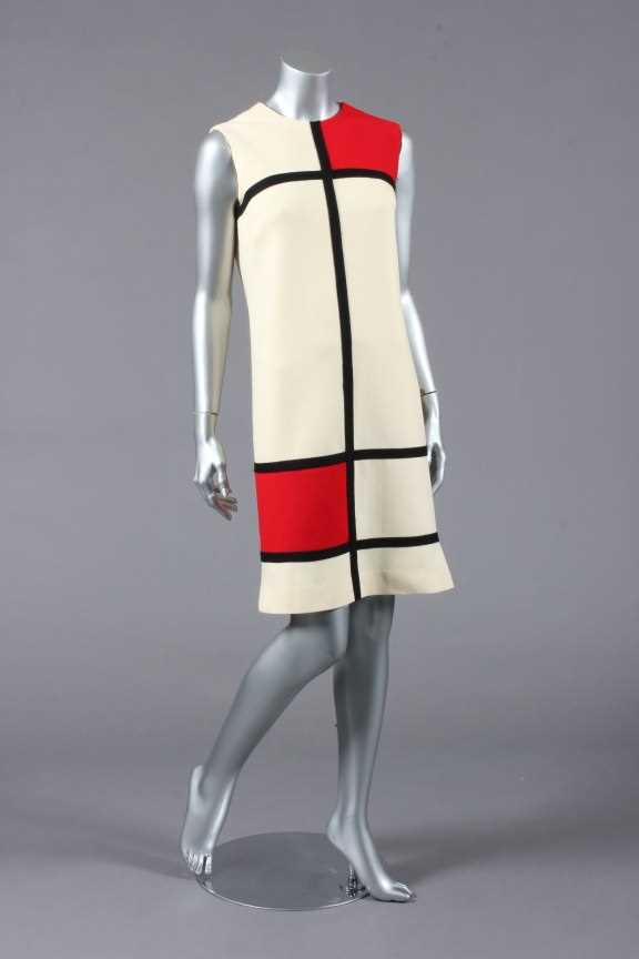 Lot 291 - A 'Mondrian' style wool mini-dress, American,