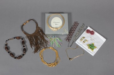 Lot 297 - A group of Christian Dior jewellery, late...