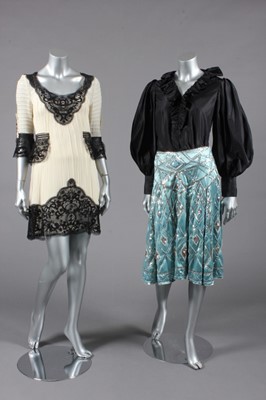 Lot 305 - A group of summery cocktail wear, 1980s and...