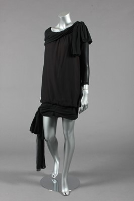 Lot 317 - An Yves Saint Laurent chiffon cocktail dress,...