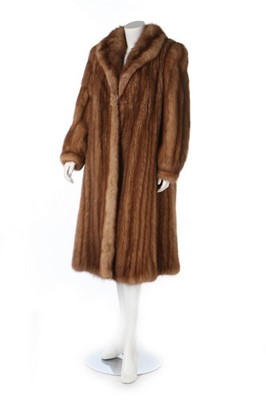 Lot 164 - A golden sable coat, probably 1980s,...