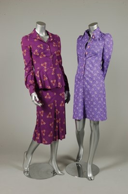 Lot 345 - Three Biba purple ensembles, late 1960s early...