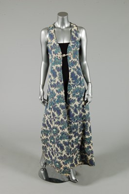 Lot 355 - A Biba tapestry weave maxi-jerkin, late 1960s,...